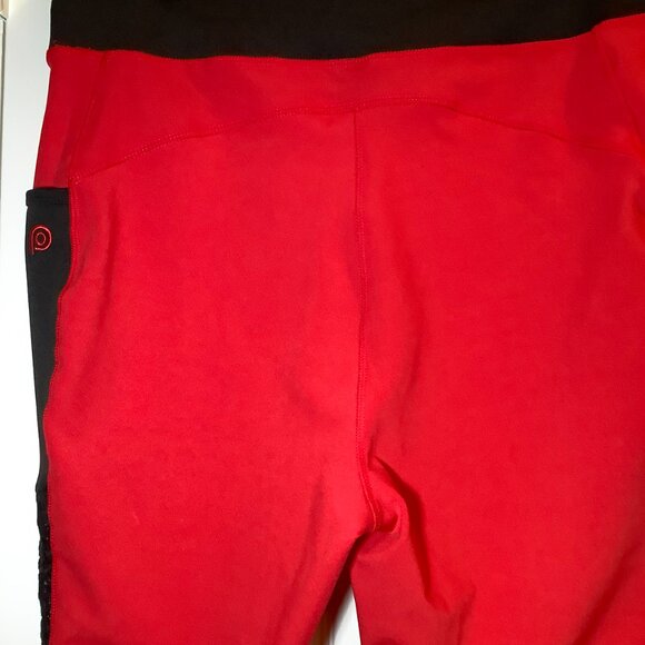 Pop Fit Stretch to Fit Women Red Joggers - Picture 4 of 6